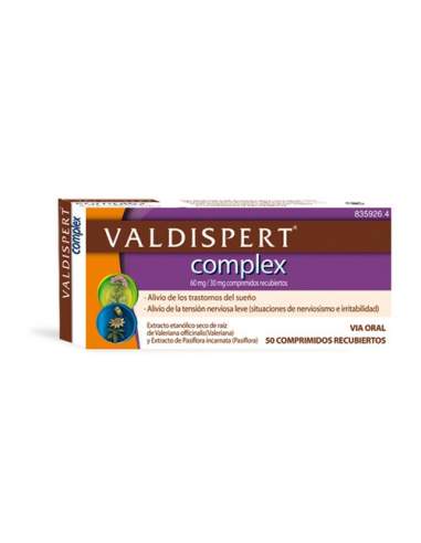 VALDISPERT COMPLEX 60/30 MG 50 COMPRIMIDOS
