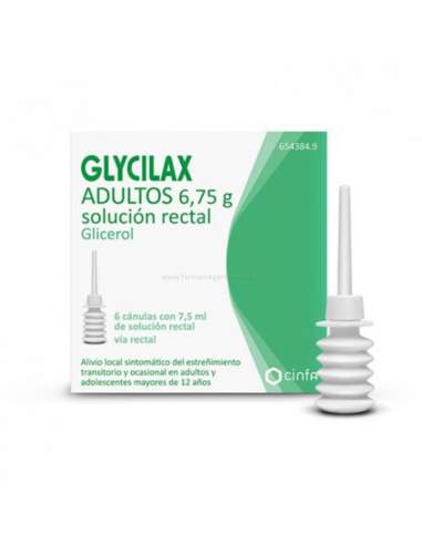 GLYCILAX ADULTOS 6.75 G SOLUCION RECTAL 6 ENEMAS 7.5 ML