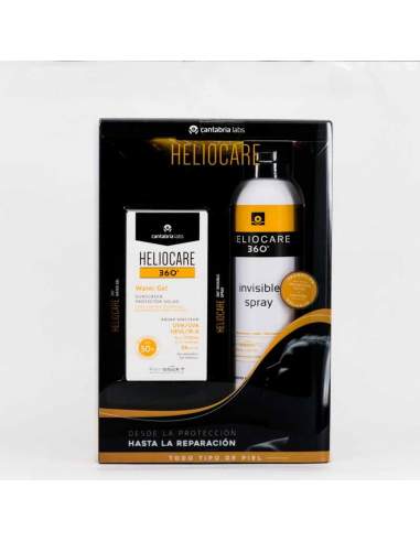 HELIOCARE 360º PACK WATER GEL SPF50+ 50ML + SPRAY INVISIBLE