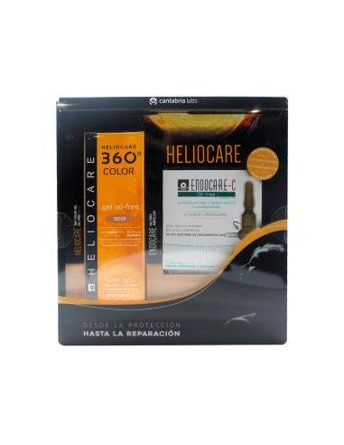HELIOCARE 360 GEL OIL-FREE BRONZE 50 ML + ENDOCARE C OIL-FREE 7