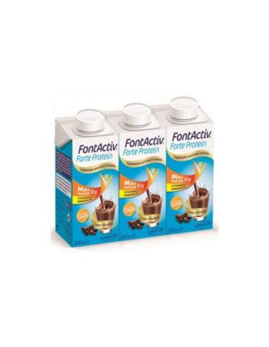 FONTACTIV FORTE PROTEIN CHOCOLATE 3 X 200 ML